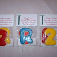 Reagan's Thank You Treats Made as a Thank you gift to the guests at the birthday party of my friend's daughter. Her first initial is R and she was turning 2....