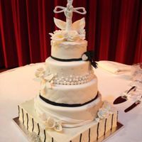 My Most Difficult Cake To Date. All flowers are handmade gumpaste.