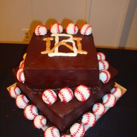 Baseball This is the logo for the groom's baseball team.