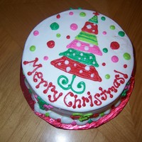 Mod Merry Christmas! Just a fun Christmas Tree Cake!