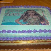 Hannah Montana Another view of my daughter's Hannah Montana cake!