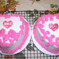 Valentine's Day Buttercream Valentine's Day Heart Cake