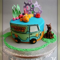 Nemo & Scooby Doo! I made this small 6" cake for my nephew. He loves all things fish related and scooby doo so I wanted to do something that incorporated...