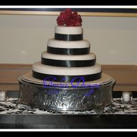 Pfaff Wedding My biggest cake yet! 6,9,12,15 tiers, bottom two tiers chocolate fudge/choc. ganache, 3rd tier french vanilla/raspberry cc, top tier...