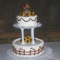 Cowboy Wedding Cake 