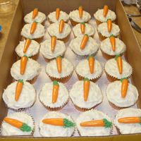 Carrot Cupcakes carrot cupcakes with cream cheese frosting
