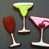 Drinks All Around I did these for my friends 21st birtday. There is some wine, a magarita, and a cosmopolitan. These turned out infinately better than my...