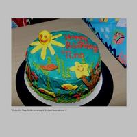 Under The Sea Buttercream and fondant decorations