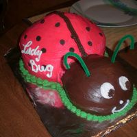 Lady Bug 1st attempt making a lady bug...I need to make a smaller head next time