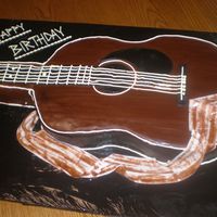 Guitar All MMF, with BC accents. I didn't have a board long enough for a full length guitar body, so I just sort of cut it of in the middle...