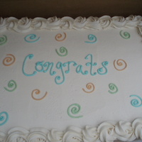 Simple Graduation Cake For Elementry Kids 