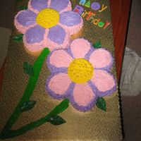 Another Picture Of Thr Daisy Cakes 