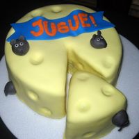 Cheeseeeee fondant mice!!