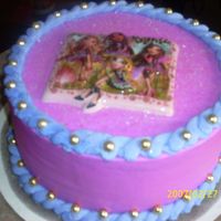 Bratz B-Day Cake yellow cake & buttercreme