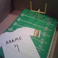 Steelers Fan Birthday Cake my first cake photo on cc