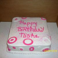Niece B-Day Cake wasc and buttercreme