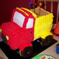 Dump Truck Cake My son's second birthday cake!