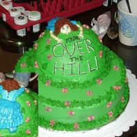 First Over The Hill Cake This was my first over the hill cake done for my Mom's 40th birthday. I had lots of fun making this cake and I'm really happy...