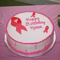Cancer Survivors Birthday This was a cake made for a woman who was celebrating her birthday and being a recent survivor of cancer!