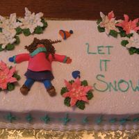 Let It Snow snow angel