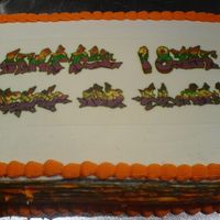 Graffiti Cake This was for my friends girlfriends 18th.I had so much fun making this cake. I designed the graffiti myself, and had it printed on edible...