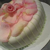 60Th Cake This cake was a nightmare because the lady wanted to bake the cake herself and she didn't want me trimming it or too much rolled icing...