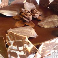 Chocolate This was my first cake for class. I've done plenty of chocolate cakes before and I loved doing it. In the end the cake weighed in at 2...