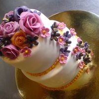 My 25Th Birthday Cake I made this for my 25th birthday last week. it's my own twist on a peggy porschen cake.I loved the flowers on it. and I'm really...