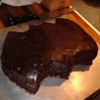 Batman Symbol The icing on this was a little messy, but I was more just testing out the shape.