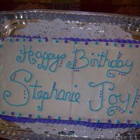 Birthday neighbor designed the cake