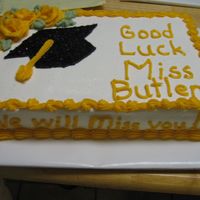 Graduation Cake Cake for a practice teacher and the class she was in.