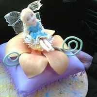 Fairy 2 gumpaste fairy i won a first place at the cake competition competition with this cake in category-kids cakes
