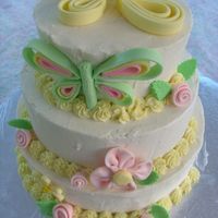 Birthday Cake Yellow cake with vanilla imbc