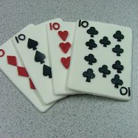 Cards close up of the cards for a forty year young