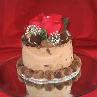 Sample Cake For The Bride Doing a wedding cake for a friend. She said to do any thing I want. For a sample, I did the entire top tier of the 3 tier cake I want to do...