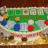 Texas Hold'em For all those Gamblers out there. This was made using the 18" half round