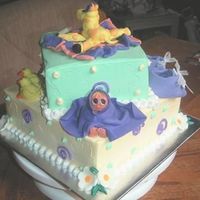 Baby Shower Cake, Angle 3 third angle of the cake.