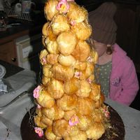Croqembouche My first go at making a croquembouche, had never made choux pastries, until 2 days before this, i'm really happy with the way it...