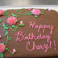 Happy Birthday... Chocolate and Pink