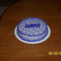 Thank You Cake This was a cake I made as a thank you to my friend who is letting me use her commerical kitchen. It's a single 10 inch round torted...