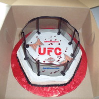 Ufc Cake This was a last minute cake a guy at work wanted for his son. I had only 2 days to put it together,but I think it came out pretty good. The...