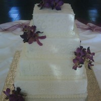 Square Wedding Cake 