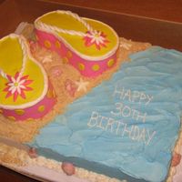 Flip Flop Cake 