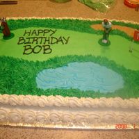 Golf Cake For 70Th Birthday 