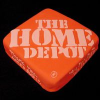 Home Depot Cake Made for the Home Depot office party. Fondant covered with fondant lettering
