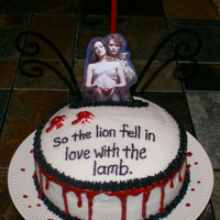 Twilight -Last Minute- Cake! A last minute Twilight themed cake. I tried my hardest within a short period of time!!