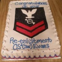 Navy Re-Enlistment this was done for a girl that I worked with.