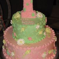 Little Girls 1St Birthday This is for a friend of mine for her little girls 1st birthday. She picked on out on CC that she like and I modified it. Can't...