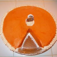 Pumpkin Pie Just the top view of my "pie"