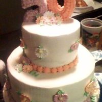 Mom's 50Th Birthday Cake I did this for my mom's surprise party. She loved it. Not that best pic, I didn't have my camera handy and had to use my cell...